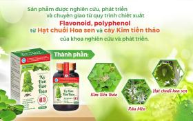 Kỳ Đan Bảo Thận kết hợp hai vị thuốc quý: Chuối hoa sen và kim tiền thảo