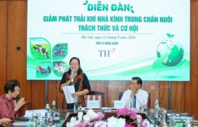  Giảm phát thải khí nhà kính để ngành chăn nuôi phát triển bền vững 