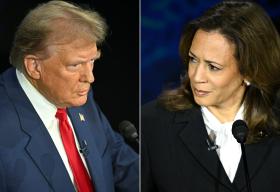 Ông Trump dẫn trước bà Harris ở ba bang chiến trường 