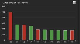 Tình huống bất ngờ với cổ phiếu Vingroup; biến động ở &quot;top 10&quot; vốn hóa
