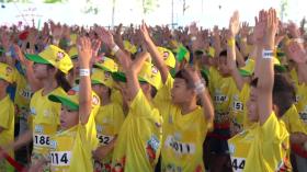 1.500 runner nhí hoàn thành đường đua Kun Marathon Hạ Long  第1张