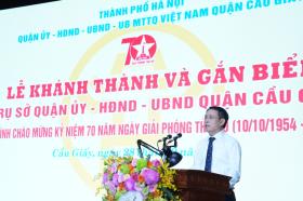 Khánh thành trụ sở làm việc mới của quận Cầu Giấy