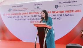 Khởi công xây dựng trường liên cấp Newton Westlake tại quận Tây Hồ