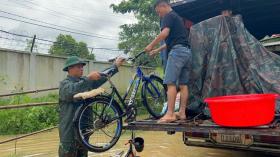  Sư đoàn Lam Sơn giúp đồng bào Thái Nguyên khắc phục hậu quả mưa lũ, sạt lở 第4张