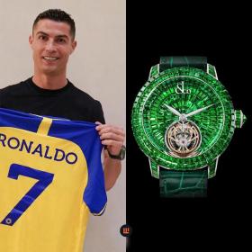 Bóc giá bộ sưu tập đồng hồ tiền tỷ, nạm kim cương của Cristiano Ronaldo  第8张