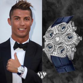 Bóc giá bộ sưu tập đồng hồ tiền tỷ, nạm kim cương của Cristiano Ronaldo  第12张