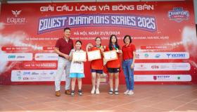  Tìm kiếm nhà vô địch Cầu lông và Bóng bàn tại EQuest Champion Series 