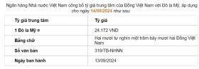 Giá USD hôm nay 16/9: Trong nước ổn định, thế giới giảm sâu