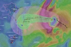  Bão vào Biển Đông, mạnh trở lại 