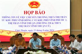 Thanh tra trách nhiệm hiệu trưởng tự ý chuyển đồ sang trường mới