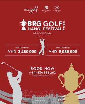  Giải gôn thường niên BRG Golf Hanoi Festival 2024 chính thức chào đón các gôn thủ trong nước và quốc tế 